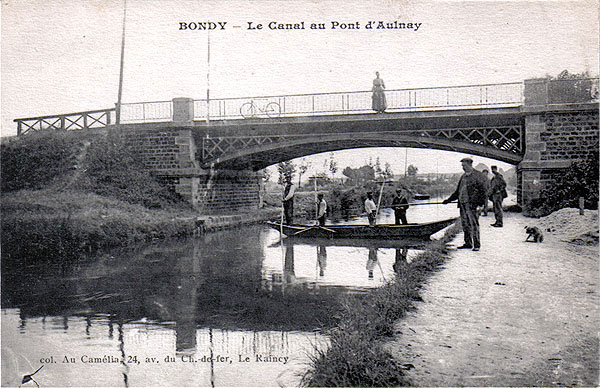BONDY - Le Canal au Pont d'Aulnay